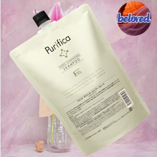 FIOLE Purifica Sleek Cleansing Shampoo 800 ml ช่วยดูแลเส้นผมที่เปราะเนื่องจากการฟอกขาว