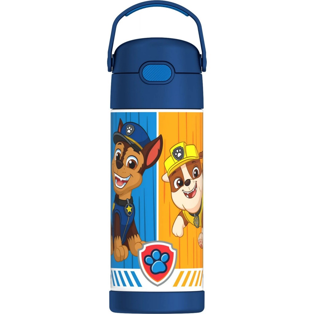กระติกน้ำเก็บความเย็น Stainless ฉนวนสุญญากาศเอกสิทธิ์เฉพาะThermos ลายPaw Patrol, 14 Fluid Ounces