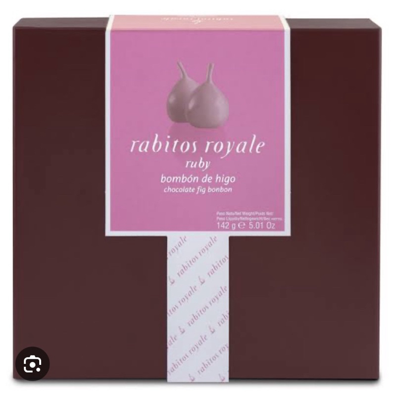 Rabitos Royale Ruby Chocolate Bonbon with Dried Fig (8UN) 142g
