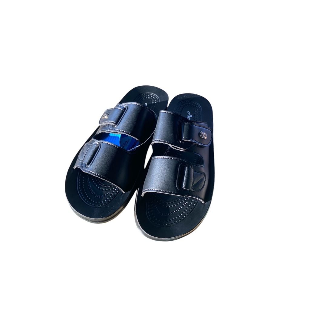aerosoftนุม...สบาย*รองเท้าแตะสวมPU*แอโรซอลรุ่นMA4142สีดำSIZE39-43