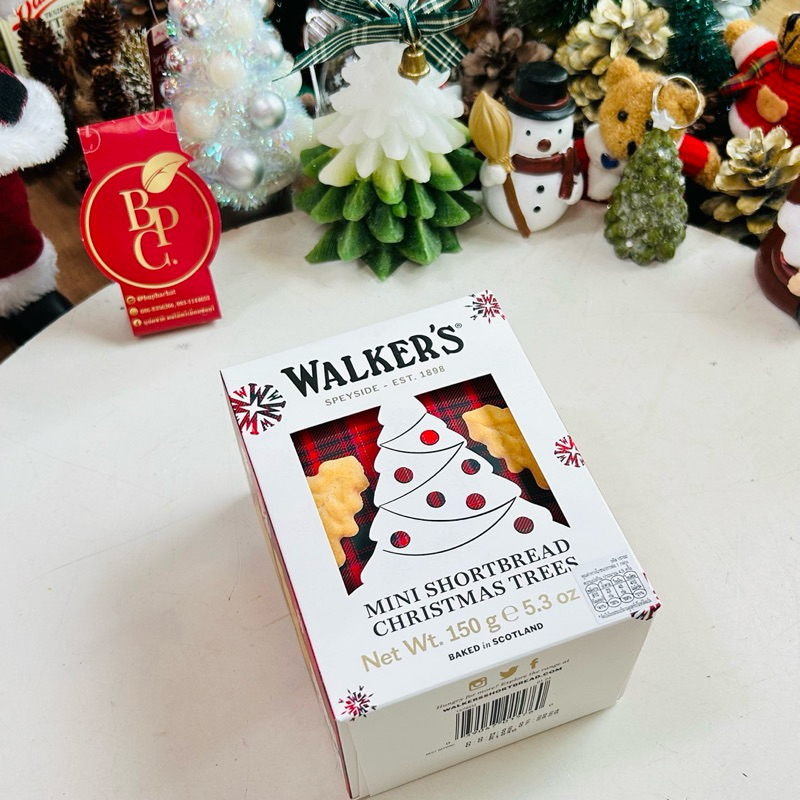คุกกี้ mini shortbread christmas trees ตรา Walker’s