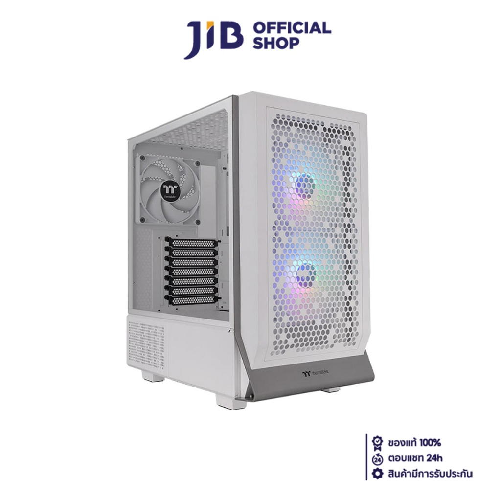 CASE (เคส) THERMALTAKE CERES 300 TG ARGB SNOW (WHITE) (E-ATX)