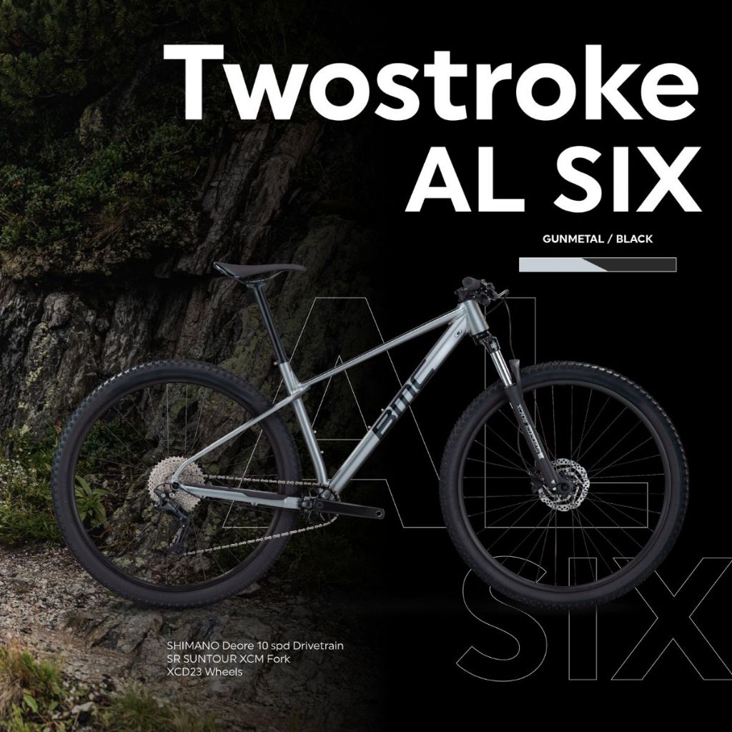 [TWOSTROKE AL SIX] จักรยานเสือภูเขา BMC - รุ่น TWOSTROKE AL SIX เฟรมอลูมิเนียม ล้อ 29" ชุดขับ Deore 1x10 Speed
