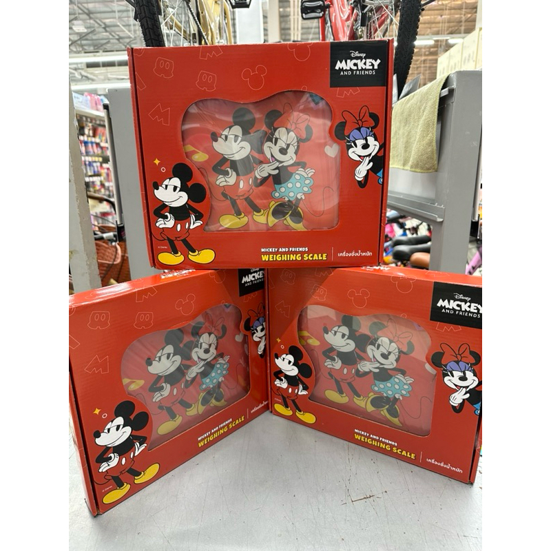 พร้อมส่งในไทย 🇹🇭  เครื่องชั่งน้ำหนักดิจิตอล ลาย Disney Mickey ลิขสิทธ์แท้