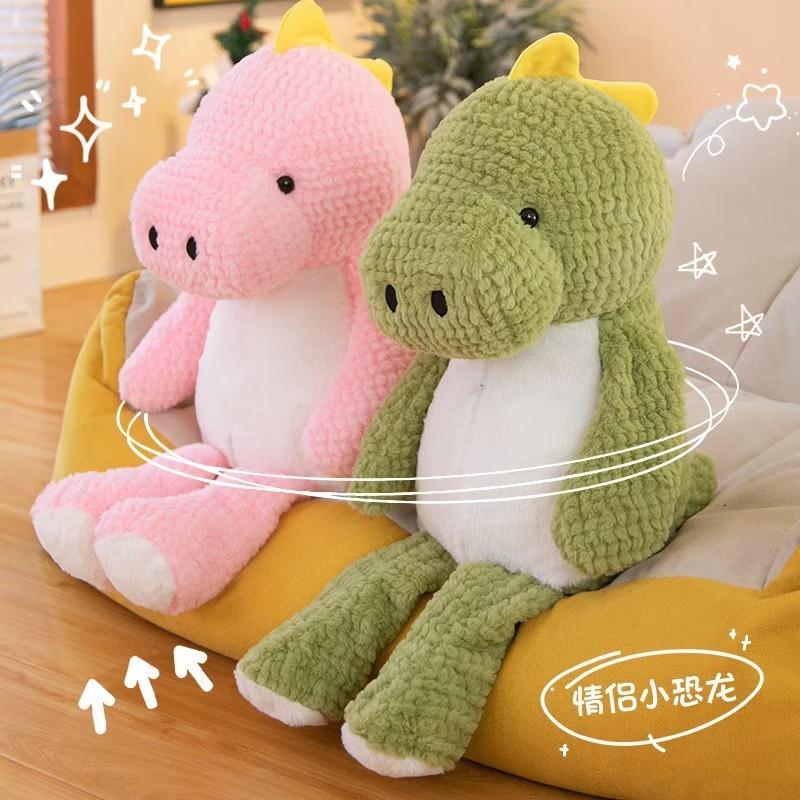 TOY FAMILY دمية ديناصور زغبية 40 / 50 / 65 سم — صورة 2