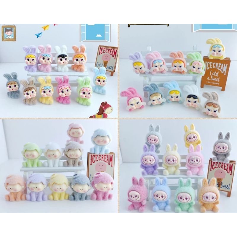 👑🍭(พร้อมส่งในไทย)🍭👑 ตุ๊กตาเรซิ่น ตัวขนกำมหยี่ ขนนิ่มๆ น่าร๊ากกกม๊ากกกก