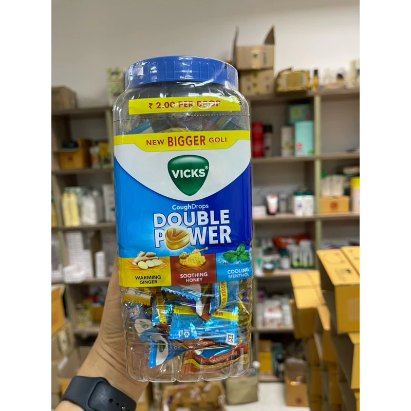 ลูกอมวิค Vicks Candy กระปุกใหม่ เม็ดใหญ่ขึ้น