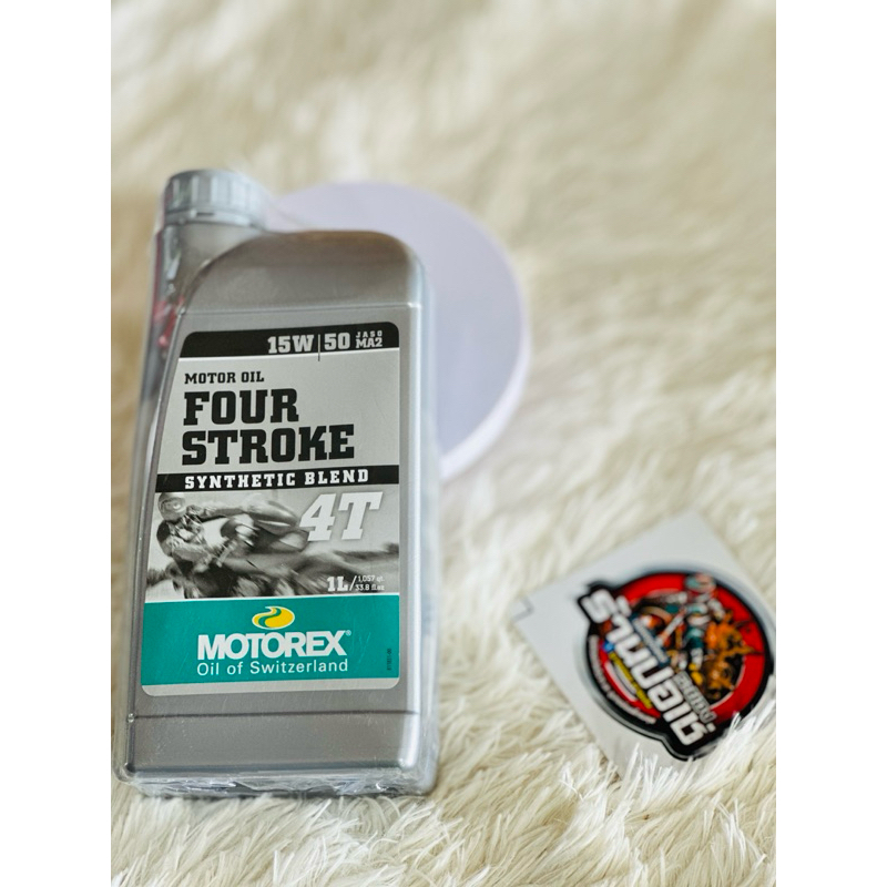 MOTOREX FOUR-STROKE 4T น้ำมันเครื่อง ขนาด 1 ลิตร (15w/50)