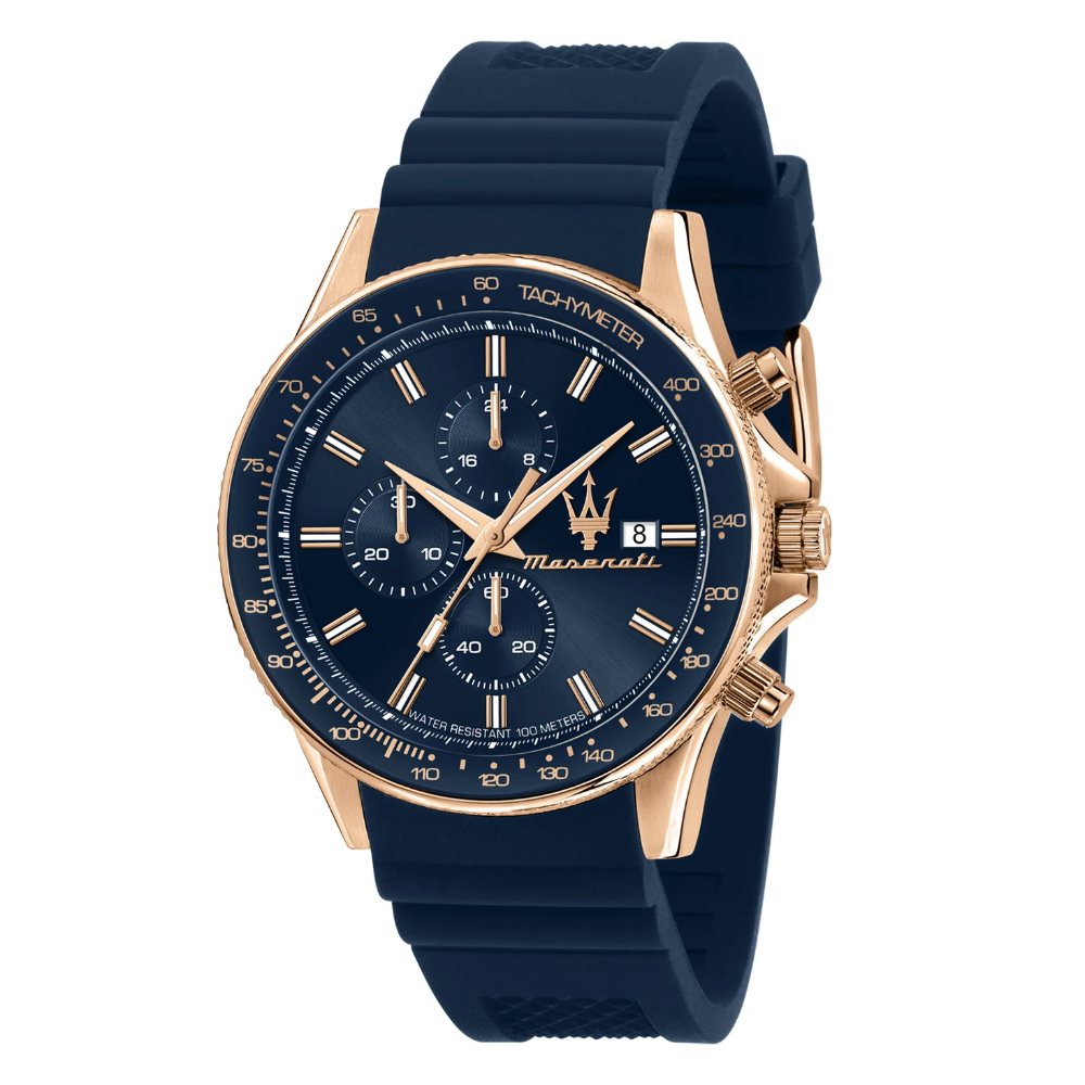 MASERATI R8871640007 SFIDA Men Watch 45 mm. นาฬิกาผู้ชาย นาฬิกาข้อมือผู้ชาย