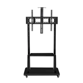 TV Stand ขาตั้งทีวี 60-100 นิ้ว ขาแขวนทีวี มีล้อ เคลื่อนที่ได้ พร้อมชั้นวาง แข็งแรง รุ่น KM-1800