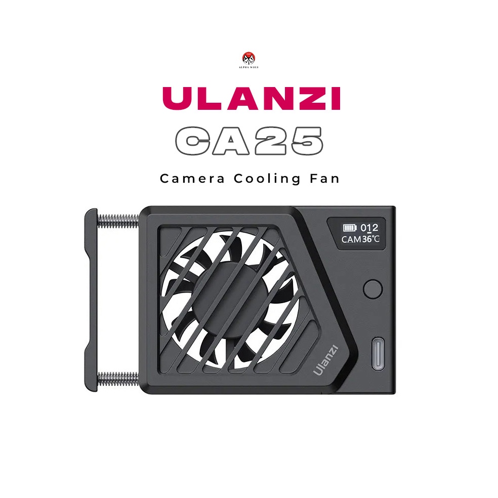 Ulanzi CA25 Camera Cooling Fan พัดลมระบายความร้อนกล้องถ่ายรูป Sony Canon Fujifilm Nikon ประกันศูนย์