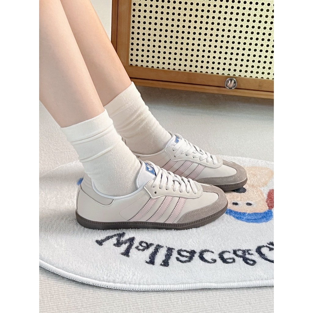 adidas การันตีของแท้ 100% originals SAMBA OG W pink IH2751 รองเท้าลำลอง อ่อนนุ่ม รองเท้าผ้าใบผู้หญิง
