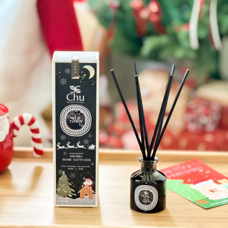Chu Old Town Aroma Room Diffuser 50 ml. ก้านไม้หอมปรับอากาศ กลิ่นโอลด์ ทาวน์
