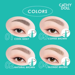 ดินสอเขียนคิ้ว เคที่ดอลล์ นีดดี้อายบราวเพ็นซิล Cathy Doll Needie Eyebrow Pencil 0.028g.