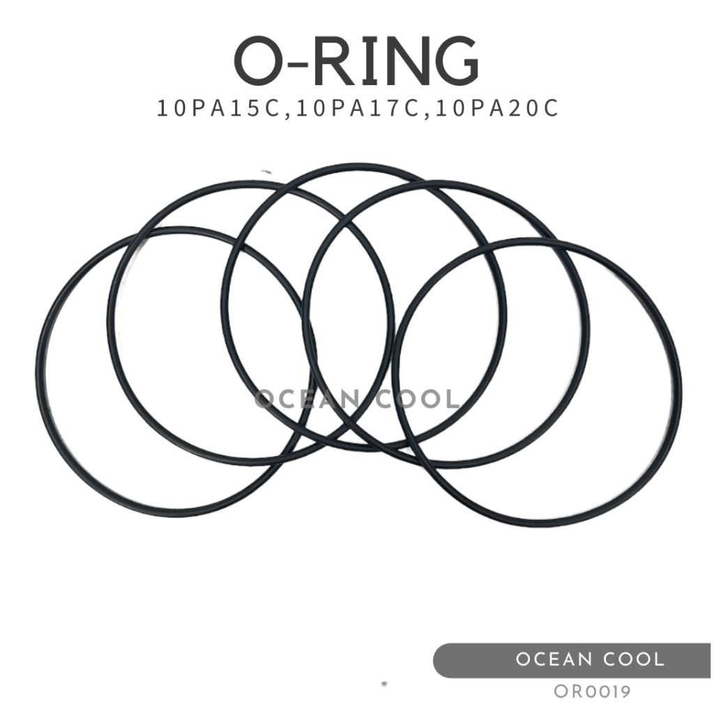 โอริง ฝาคอมแอร์ 10PA (แพ็ค5เส้น) 10PA15C , 10PA17C , 10PA20C OR0019 O-RING COMPRESSOR DENSO 10PA 15C