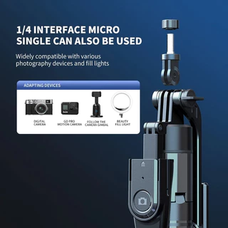 Sorf ใหม่ K29 Selfie Stick Tripod ขาตั้งกล้อง ไม้เซลฟี่ ไร้สาย 2.05m พับได้ มาพร้อมรีโมทบลูทูธ