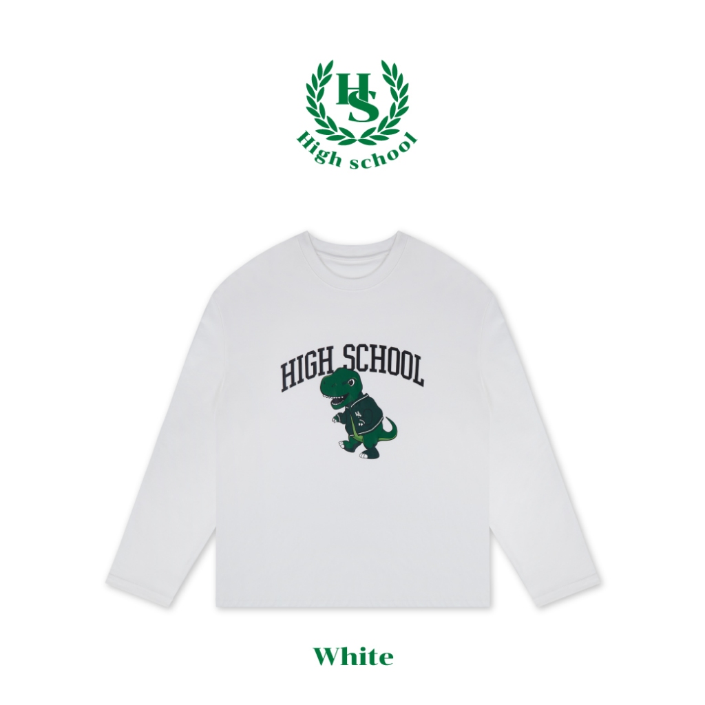 Highschool - TPB06266 เสื้อแขนยาว High school T-rex