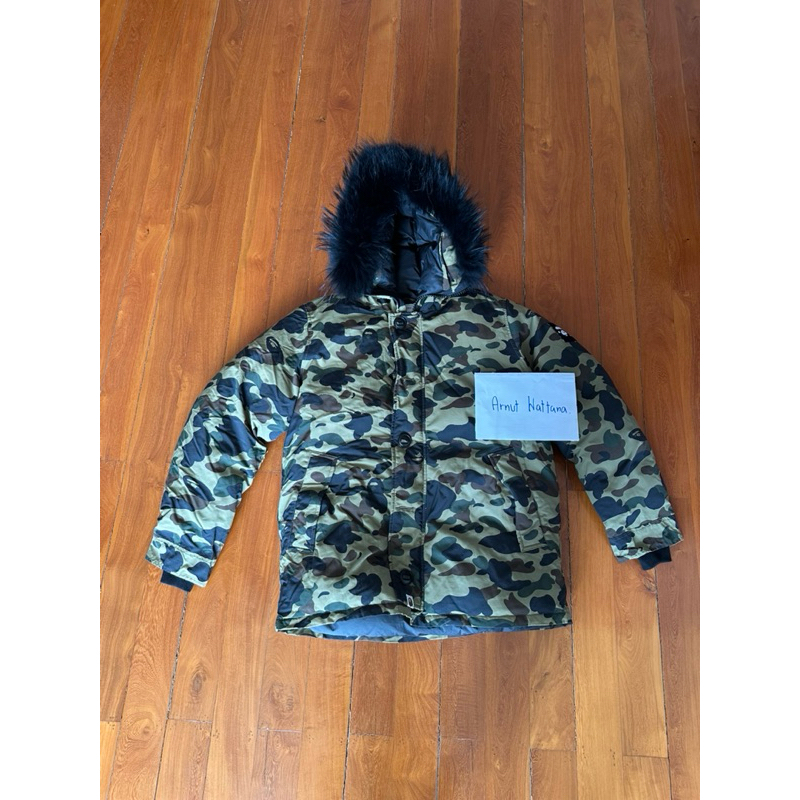 bape down jacket size L used
