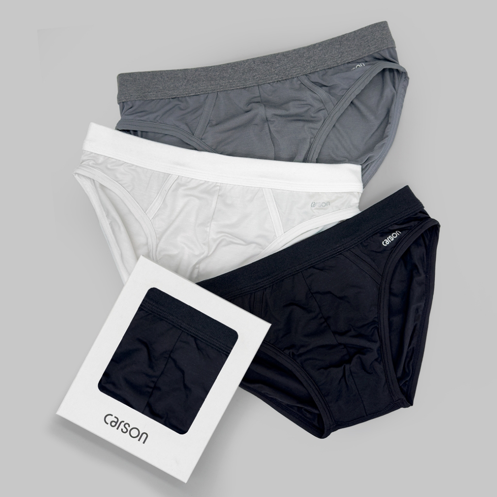 กางเกงในชาย  Carson Men  ผ้า Modal+Bamboo ทรงบิกินี่ แพ็ค1ตัว (BIM19020)