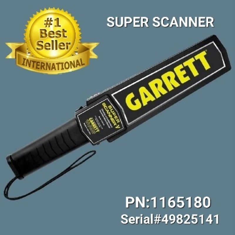 เครื่องตรวจจับโลหะ Metal decector แบบมือถือ เครื่องตรวจโลหะ อุปกรณ์รักษาความปลอดภัย แม่นยำสูง