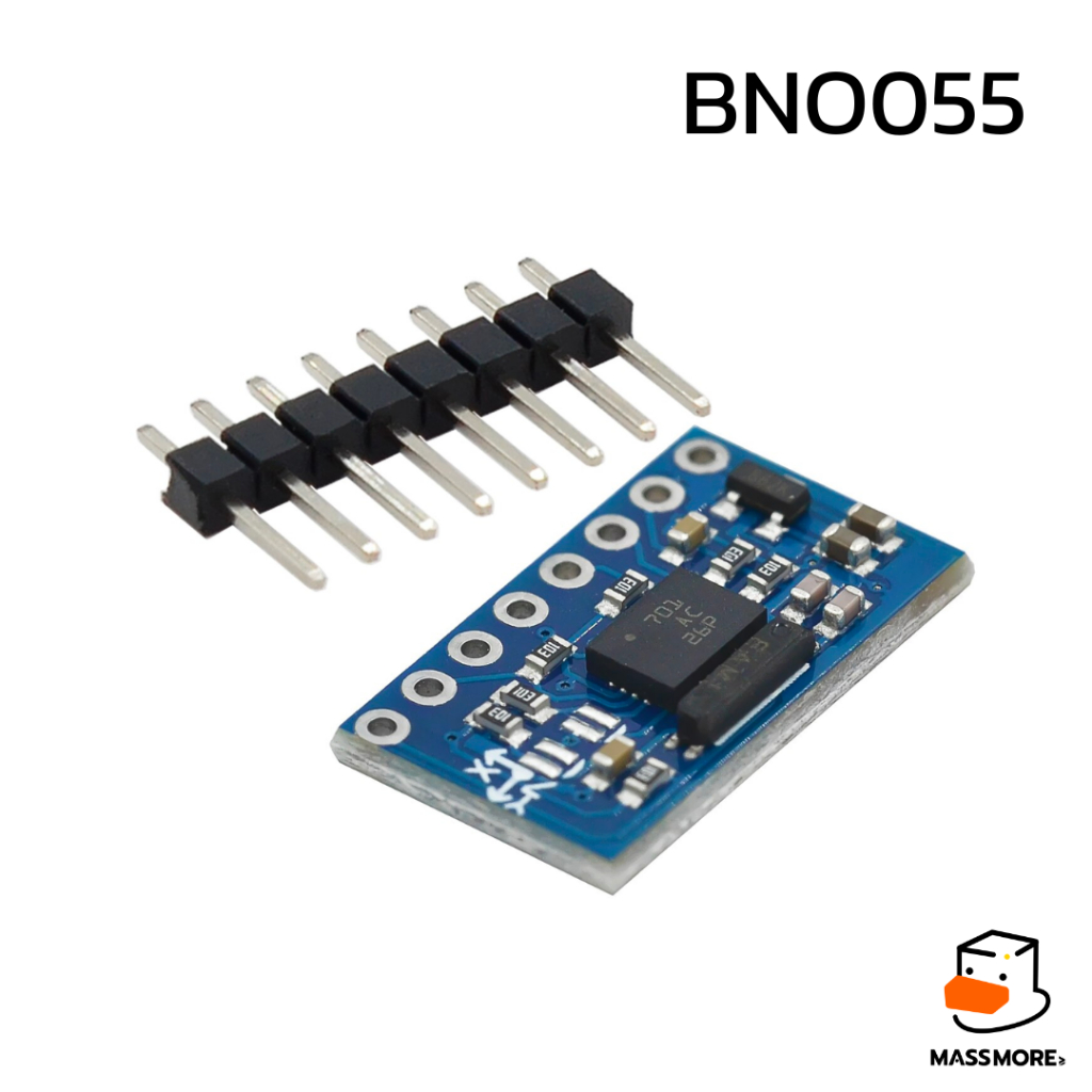 BNO055 โมดูลเซ็นเซอร์ 9-DOF เซ็นเซอร์วัดทิศทางและตำแหน่งของอุปกรณ์ วัดมุมวัตถุในพื้นที่สามมิติ