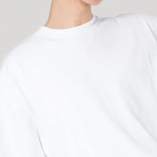 เสื้อยืด RUNBOY ป้ายแดง คอฟิต สีขาว