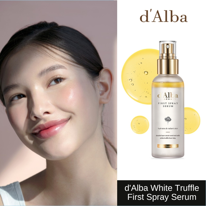 【พร้อมส่ง แท้100%】d'Alba White Truffle First Spray Serum 100ml มอยส์เจอร์ไรซิ่งแคร์เซรั่ม โลชั่น เอสเซ้นส์ ผิวมันผิวแห้ง