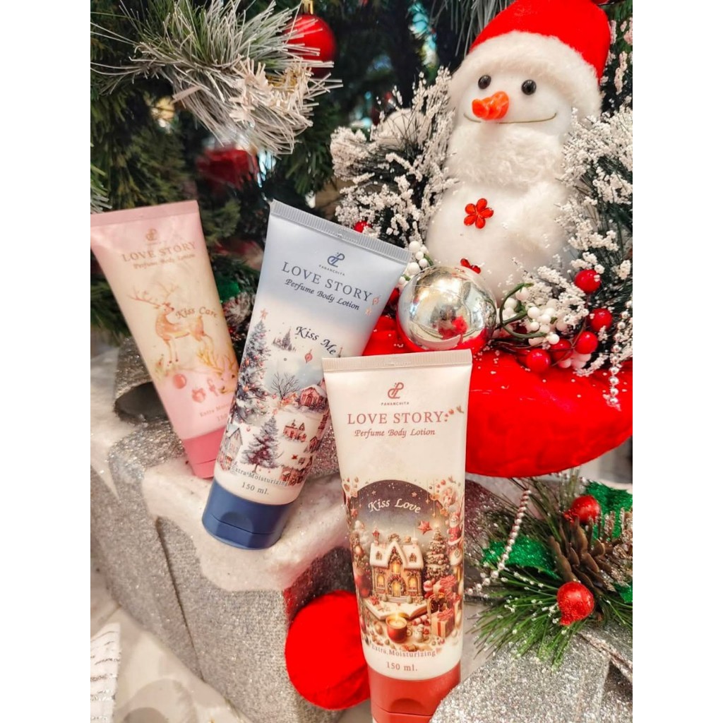[กลิ่นใหม่Christmas]PananchitaCHRISTMAS LOVE STORY BODY LOTION โลชั่นน้ำหอม โลชั่นทาผิวและบำรุงผิว