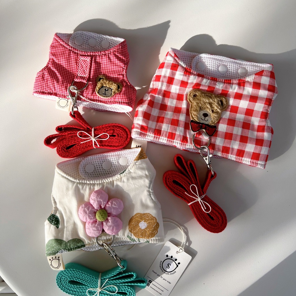 *พร้อมส่ง* Harness One Step **ราคารวมสายจูงเเล้ว**