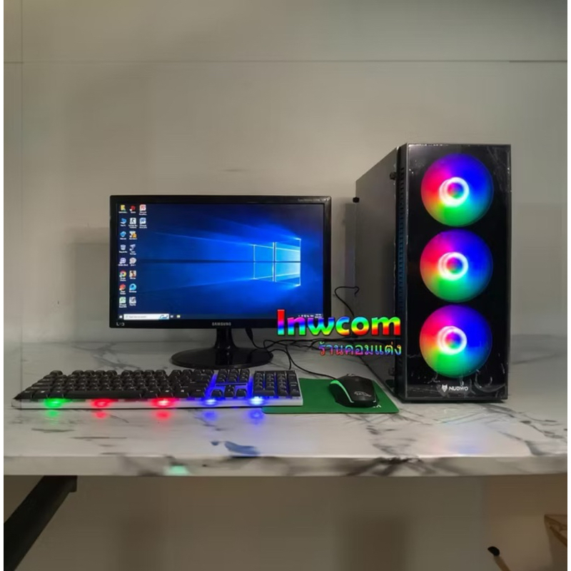 คอมพิวเตอร์ครบชุด Core I5 4C4T RAM 16 GB คอมประกอบ คอมเล่นเกม เล่น GTA V และเกมส์อื่นๆได้