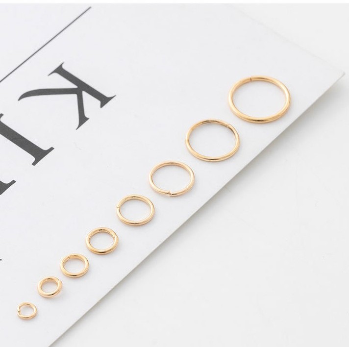 ห่วง ห่วงสี ห่วงโลหะ ห่วงพวงกุญแจ ห่วงสีเงิน ห่วงสีทอง อะไหล่พวงกุญแจ - รูปที่ 3