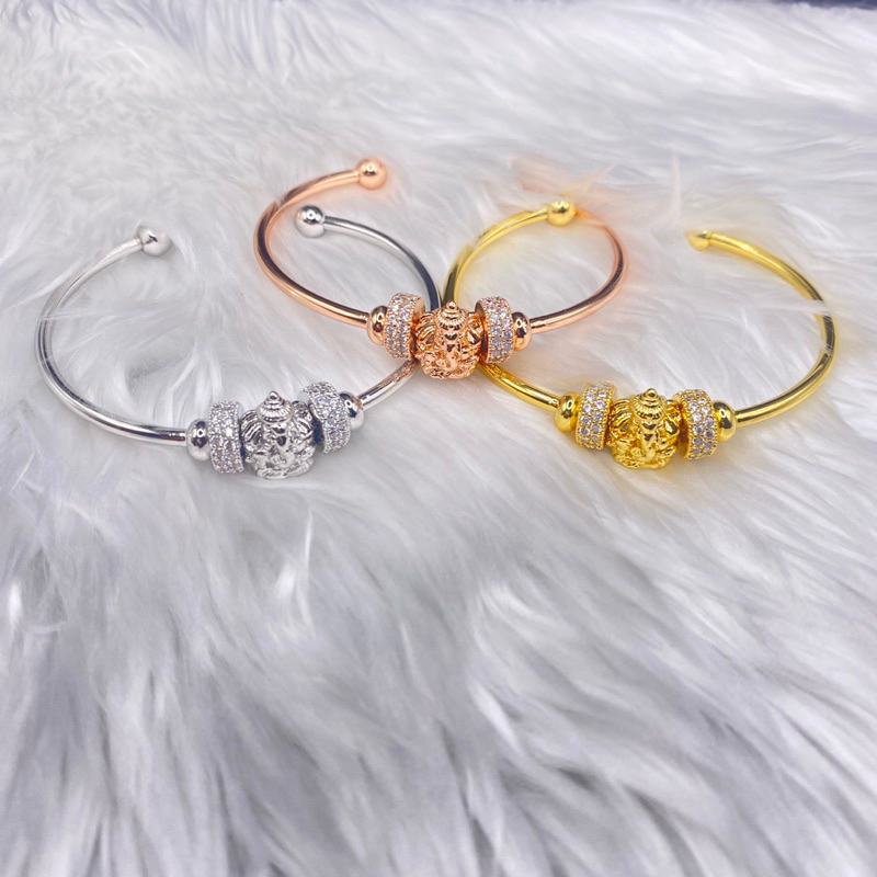 พร้อมส่ง!!กำไลพระพิฆเนศ ปางเศรษฐี (ฟรีไซส์)(ปรับขนาดได้) - รูปที่ 2