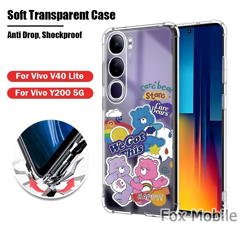 เคสลายการ์ตูน น่ารัก สำหรับ VIVO Y200 Y19S V40lite Y03 Y03T Y18 V40 V40PRO พร้อมส่ง เคสกันกระแทก 029 TP