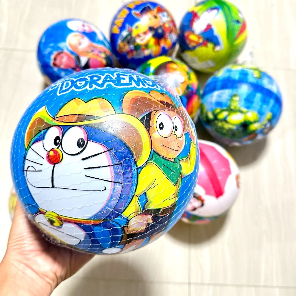 บอลยาง การ์ตูน ดิสนีย์ PVC ขนาด 8-9 นิ้ว มีตาข่าย Ball บอลเป่าลม ลูกบอลชายหาด ฟุตบอล ลูกบอล บอลเด็ก