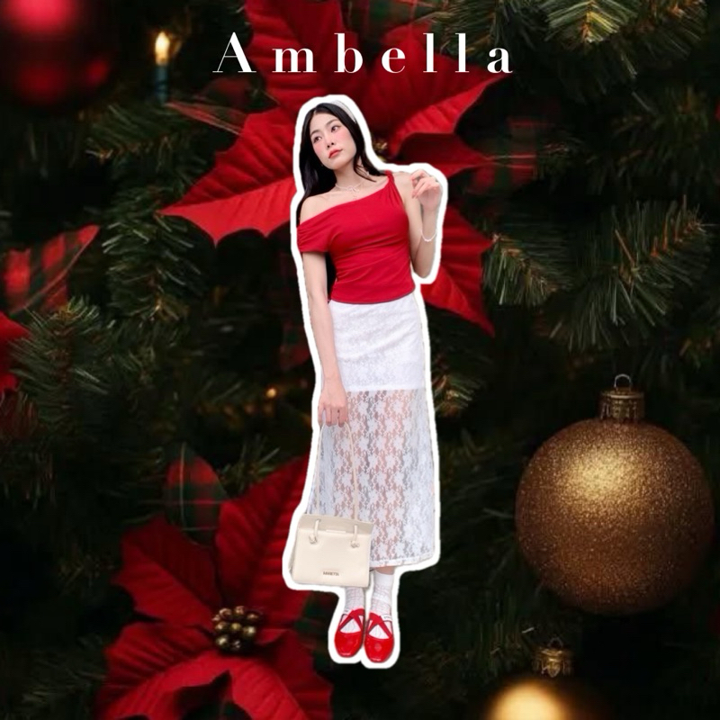 Ambella • เสื้อปาดไหล่สุดชิค แบบเบี่ยง สวยเซ็กซี่ แมทซ์กับกระโปรงลูกไม้ สวยมาก ราคา ถูกที่สุด ดีลบีเคเค แกลเลอรีภาพที่ 3