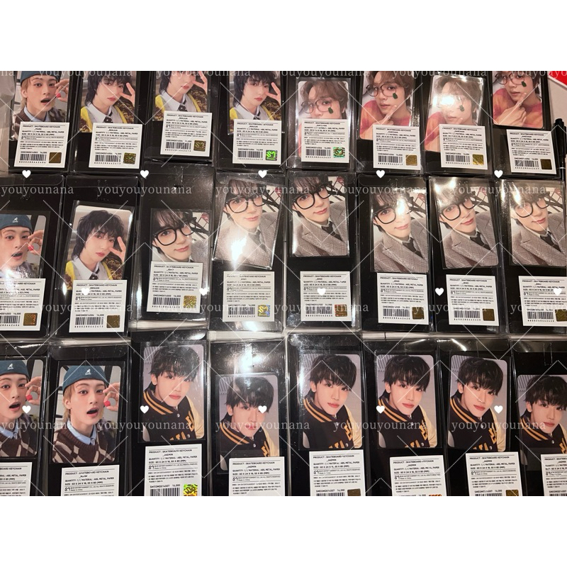 พร้อมส่ง NCT DREAM THE DREAM SHOW 3 ENCORE MD Postcard Set , Skateboard Keychain , 4 cut + ID Photo Set