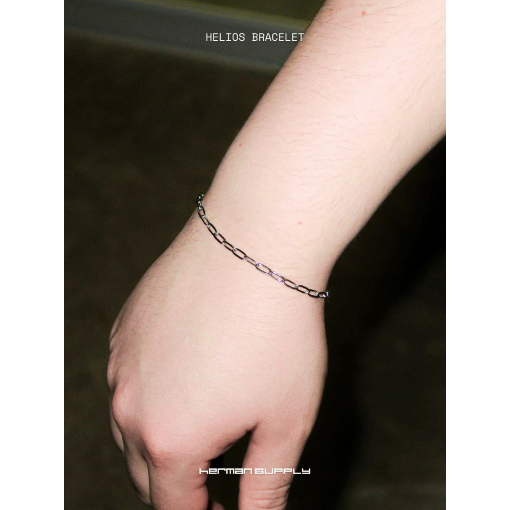 HERMAN SUPPLY - HELIOS Bracelet สร้อยข้อมือ สแตนเลส แนวมินิมอล 4MM
