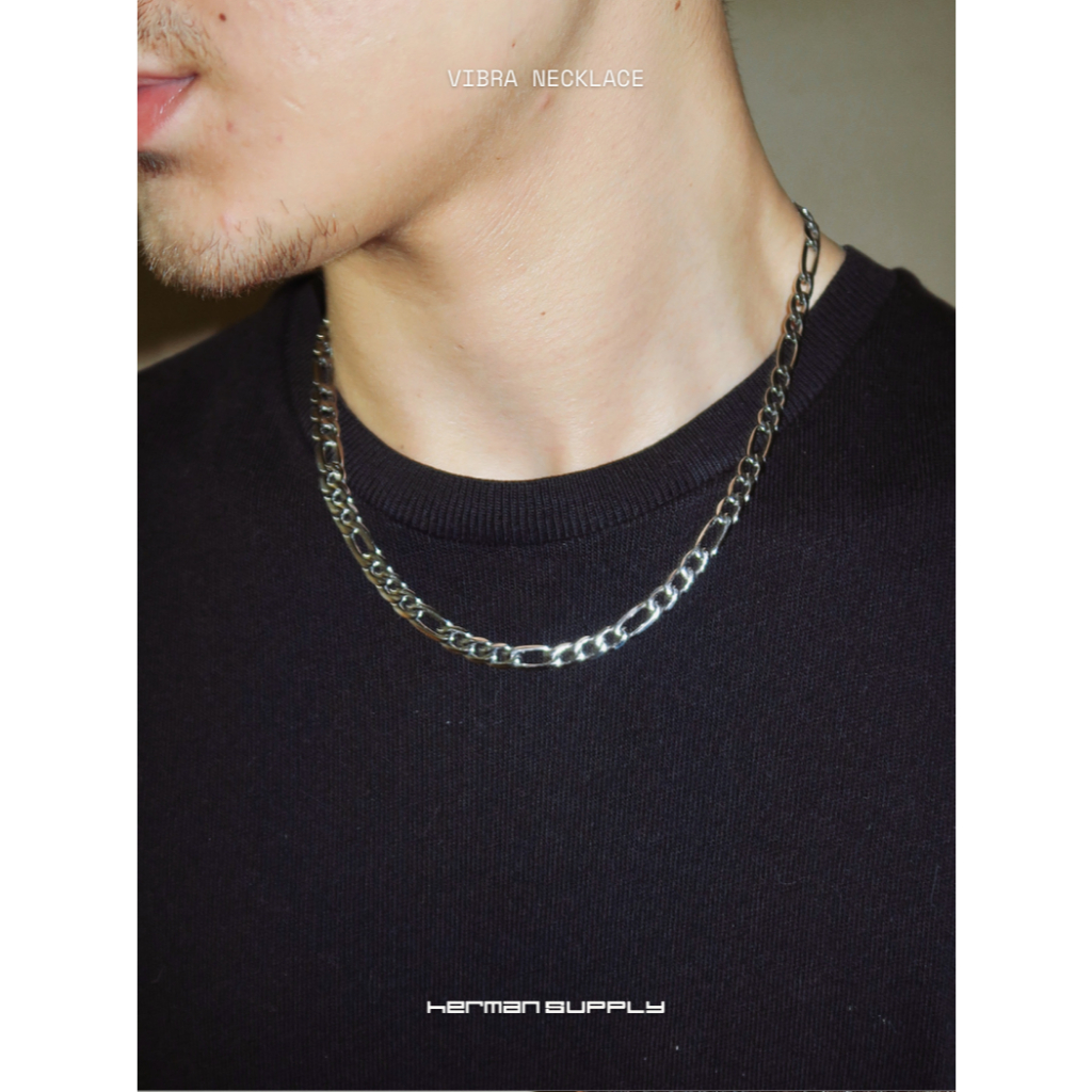 HERMAN SUPPLY - VIBRA Necklace สร้อยคอ สแตนเลส แนวมินิมอล 6.5MM