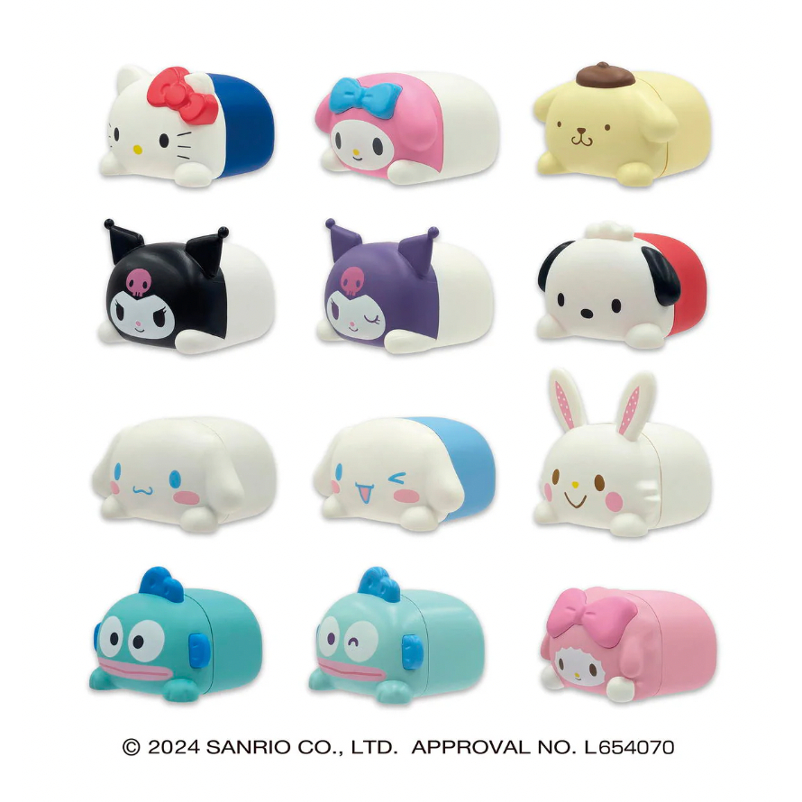 มาใหม่พร้อมส่ง มินิมาสคอตซานริโอ้ Sanrio Mini Figures Sleeping ลิขสิทธิ์เเท้ หิ้วเองจากญี่ปุ่น