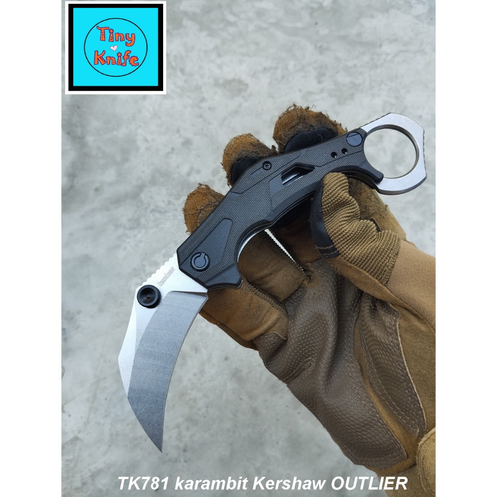 TK781มีดคารัมบิต karambit Kershaw OUTLIER