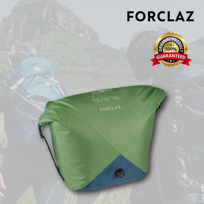 กระเป๋าจัดระเบียบสุญญากาศกันน้ำ ขนาด 20 ลิตร (สีเขียว) FORCLAZ