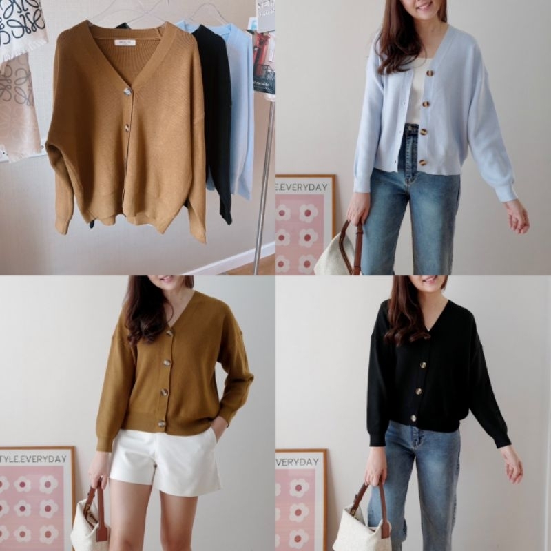 So fluffy knit top เสื้อ cardigan เนื้อนุ่มเทพ ใส่เดี่ยวหรือคลุมก็ละมุนไปหมด