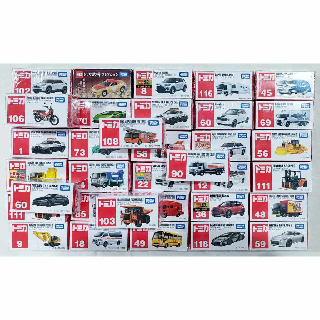 A1.2 ราคาพิเศษ Diecast Model Tomica โมเดลรถโทมิก้าขนาดเล็ก ความยาวรถประมาณ 7 ซม. หลายแบบ ใหม่