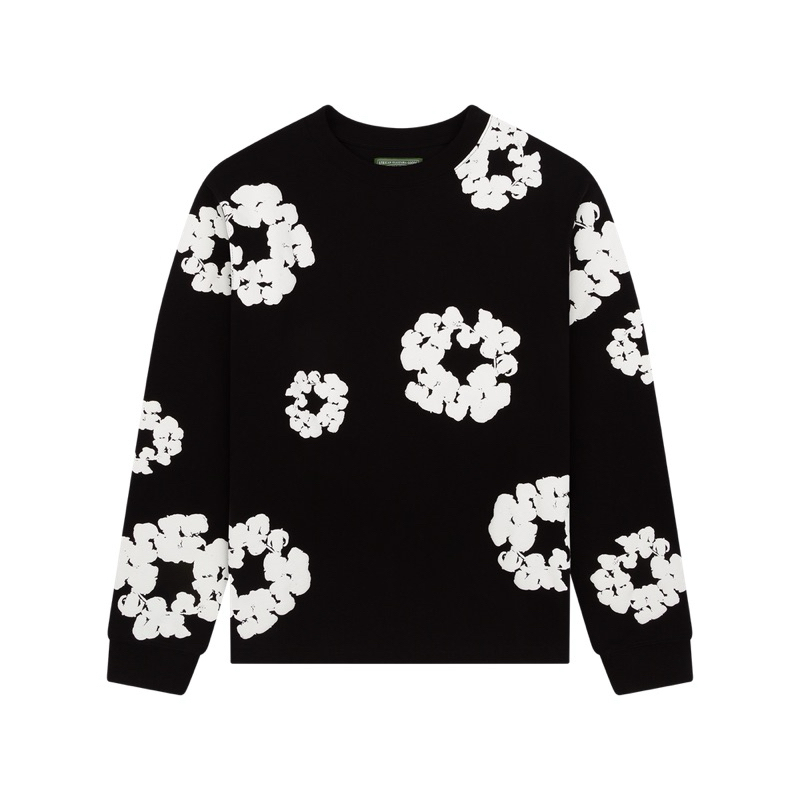Denim Tears Long Sleeve Cotton Wreath Tee