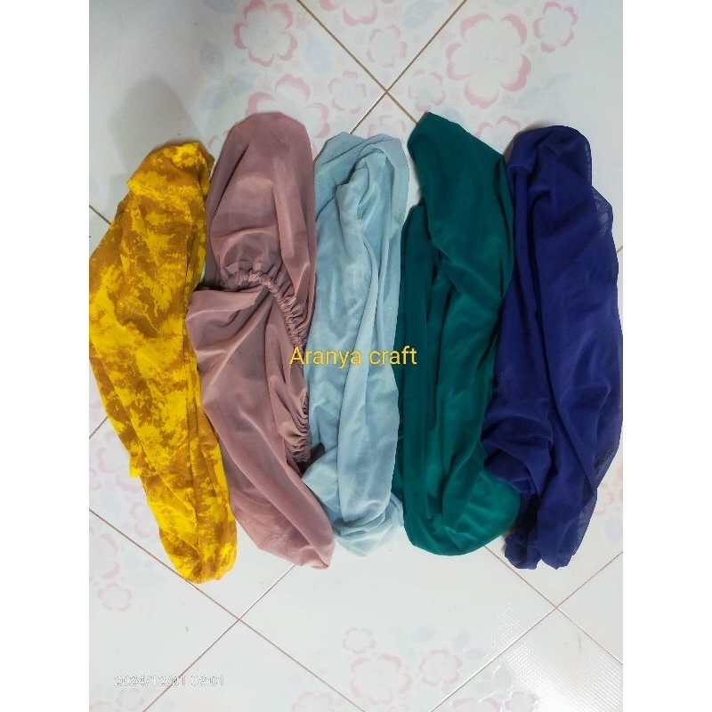 ผ้าคลุมฝาชี กันแมลง ฝุ่น คละสี ใช้กับฝาชี 20-24 นิ้ว รูปที่ 6