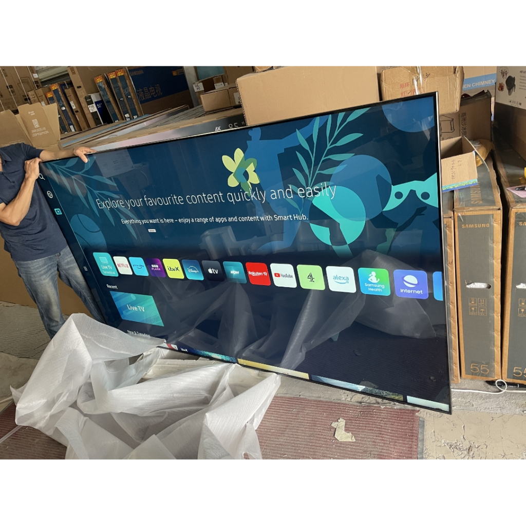 (ส่งออกไปยังลูกค้าชาวอเมริกัน) ทีวีคริสตัล UHD ขนาด 98 นิ้ว DU9000