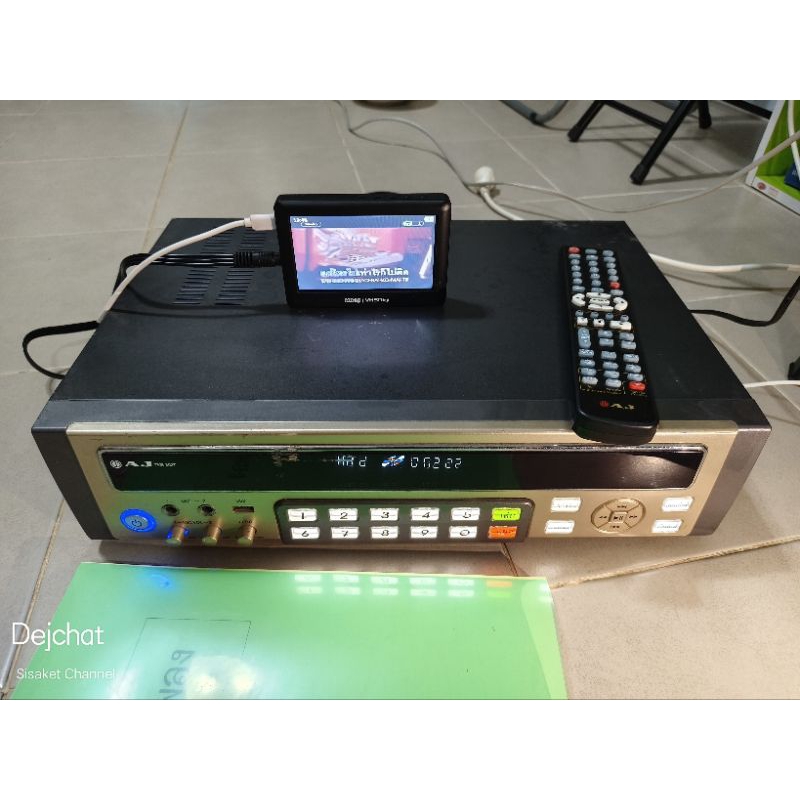สินค้ามือ2 Secondhand item AJ TKR 302T AJ KARAOKE TKR 302T เครื่องเล่นคาราโอเกะ เครื่องเล่นคาราโอเกะ