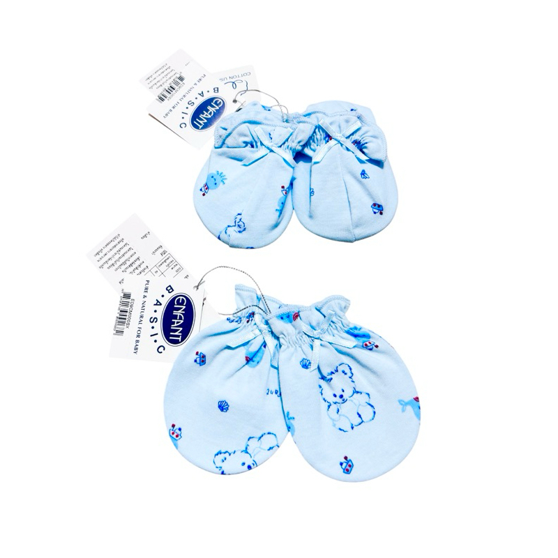 Set Enfant New Collection NB ถุงมือ ถุงเท้า เด็กอ่อนแรกเกิด Size แรกเกิด-3เดือน
