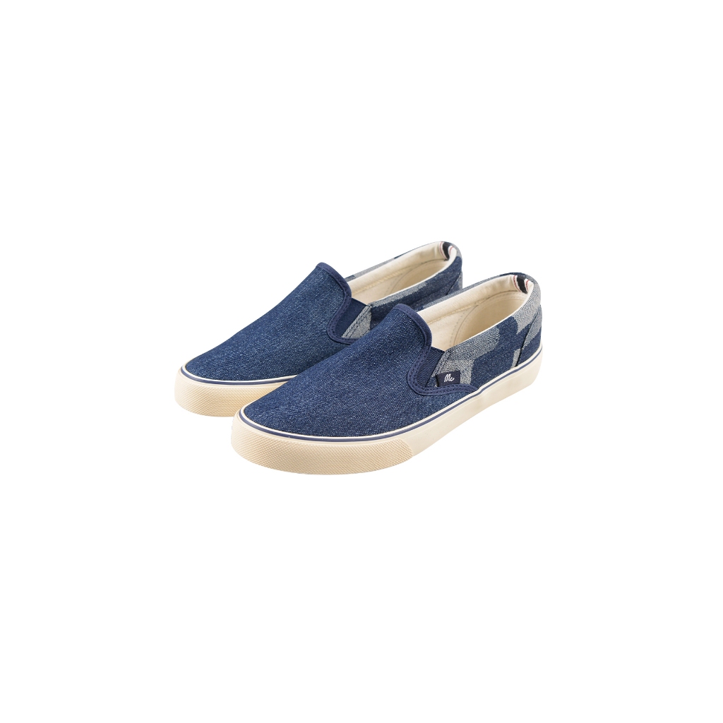 Mc jeans รองเท้าสลิปออน Slip on Unisex สียีนส์ฟอกเข้ม M09Z045