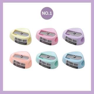 กบเหลา กบเหลาดินสอ 1รู สีพาสเทล Master Art NO.1 / NO.2 Pastel คละสี (จำนวน 1 อัน)